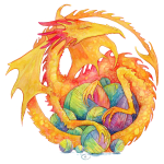 The Great Yarn Dragon Sticker